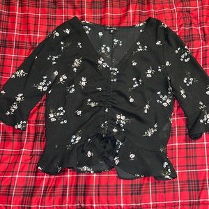 Dynamite Floral Blouse